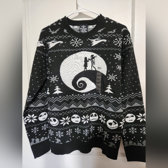 Adult Small The Nightmare Before Christmas Sweater (Bioworld) - Picture 1 of 8